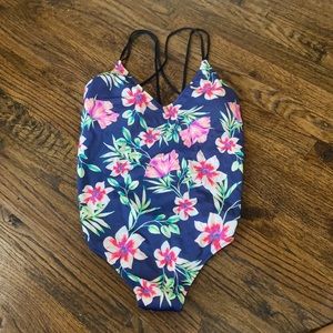 PINK pattered one piece